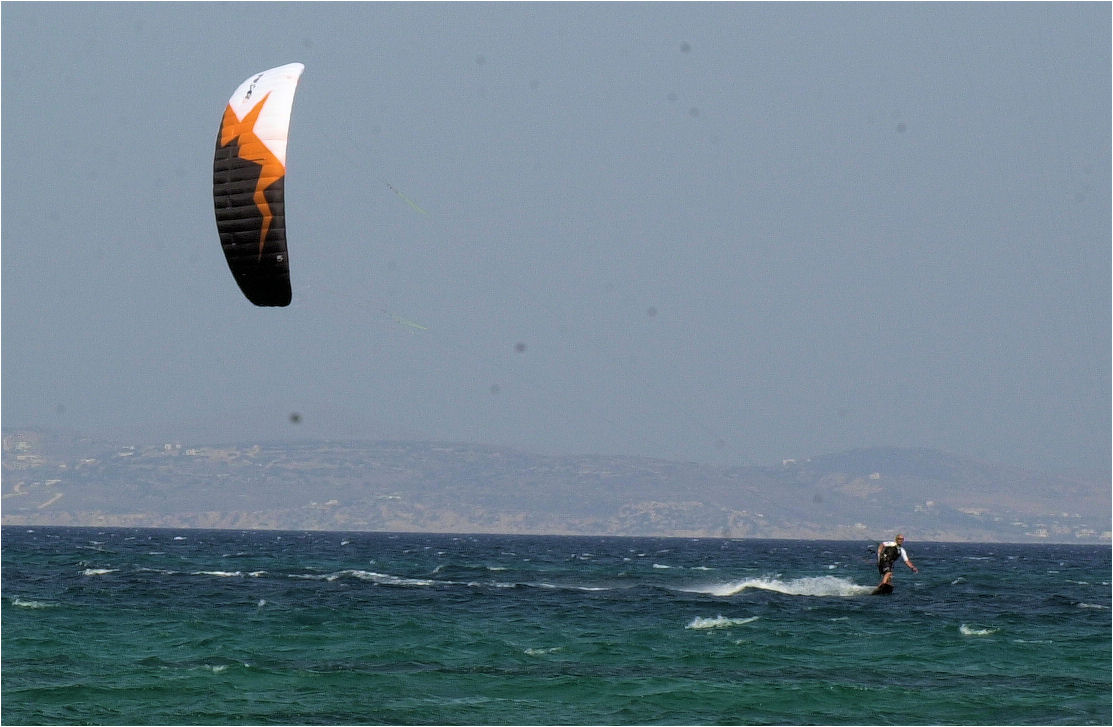 Andrea Roselli in kitesurf — Naxos, 2007