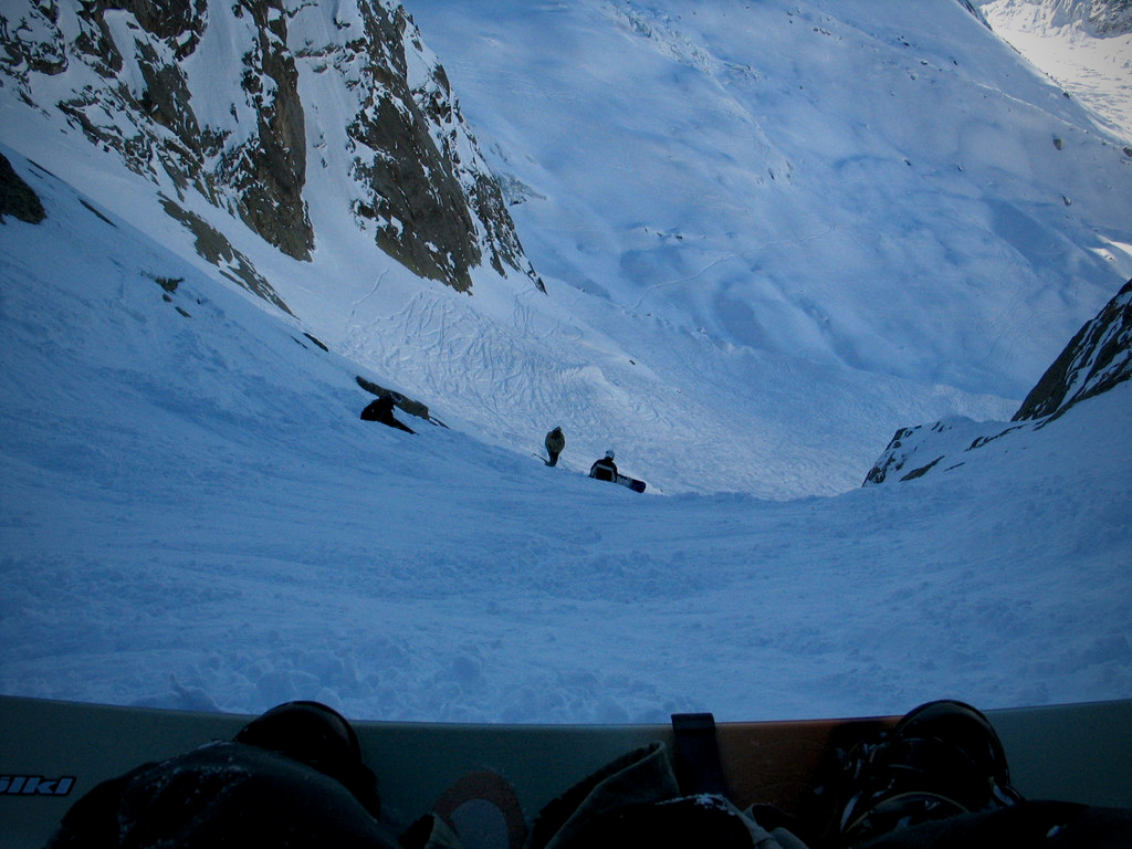 Couloir Poubelle a 40° — margine di errore zero